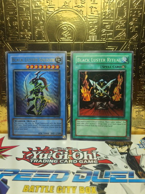 Yu-Gi-Oh! Black Luster Soldier and Ritual card pack, good condition