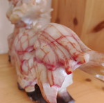 Large marble dragon like new