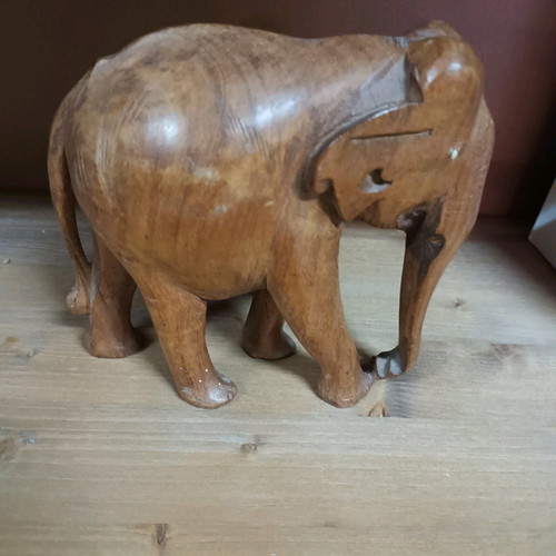 South African wooden elephant like new