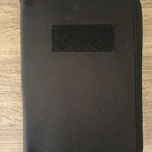 Folder with zipper for pens and notepad new