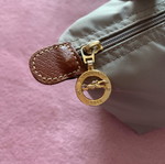 Longchamp handbag used, beige