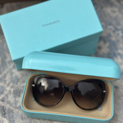 Tiffany & Co. TF 4126-B sunglasses used with case and box