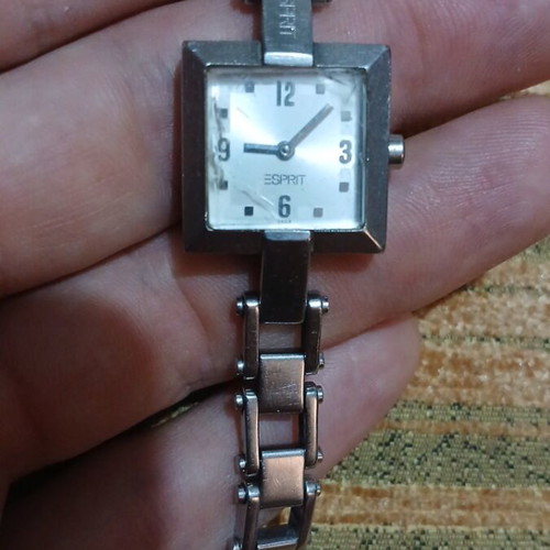 Esprit One Jewel women's wristwatch silver used