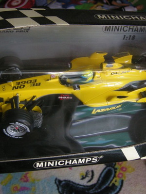Αυτοκίνητο Formula 1 Minichamps Jordan Ford Showcar 2004 κλίμακα 1/18 καινούργιο