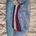 Hand-painted stone