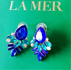 Beautiful Blue & Green Stone Earrings