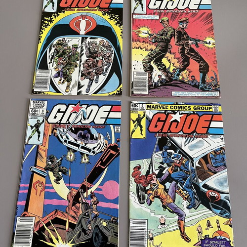 G.I.Joe: A Real American Hero comics #6-9 Marvel newsstand