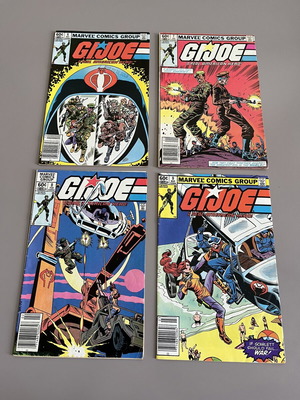 G.I.Joe: A Real American Hero comics #6-9 Marvel newsstand