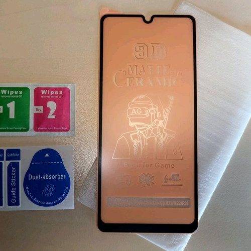 Samsung A31 A32 4G and A22 4G screen protector glass new ceramic matte