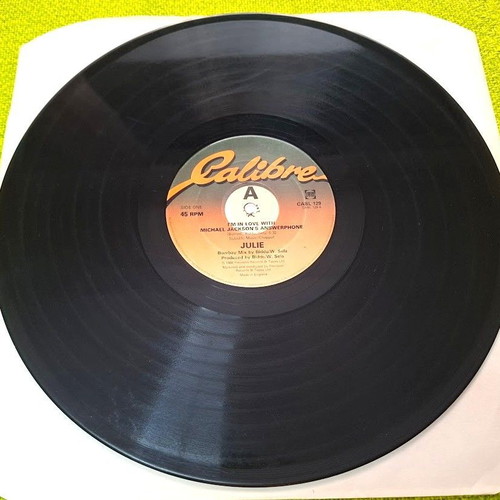 Julie I'm In Love With Michael Jackson's Answerphone 12' vinyl used, electronic