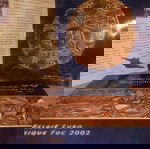  Βελγιο τριπτυχο, fdc 2002, 700 χρονια μαχης των κατακτητων του χρυσού
