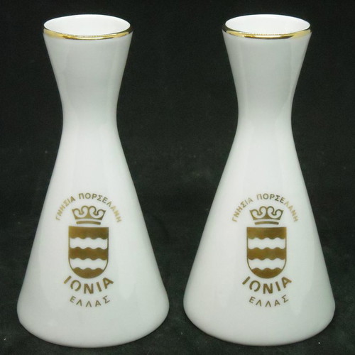 Set of porcelain vases used promotional from IONIA ELLAS