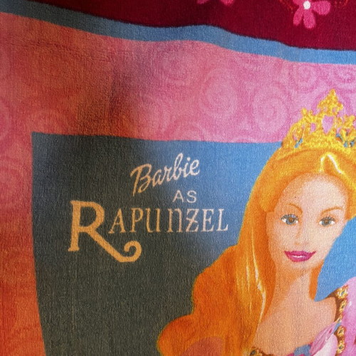 Barbie beach towel, new, 145 x 80 cm