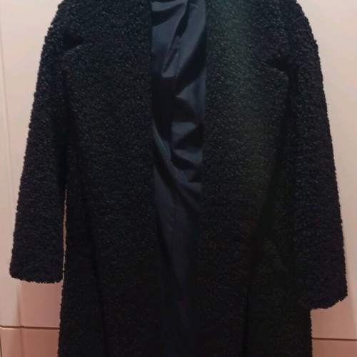 Zara boucle coat blue like new