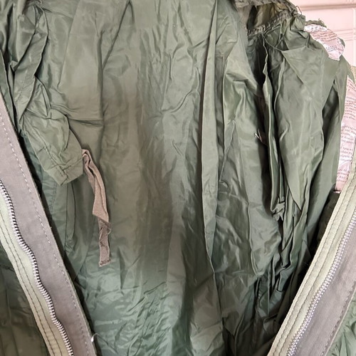 Vintage military-style sleeping bag