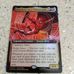 Daredevil, Man Without Fear Magic the Gathering card Marvel Super Heroes Promos