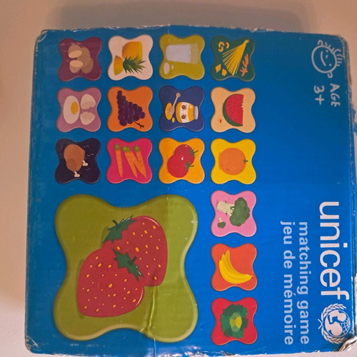 Card games used, set of 4 for children from 2 years old