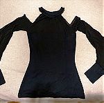  Versace μπλούζα μαύρη small