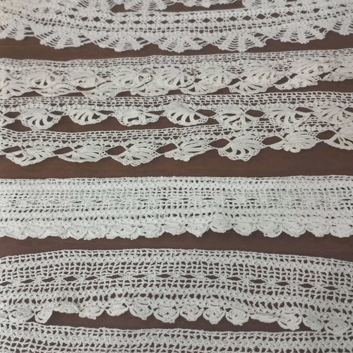Lace for pillowcases new, set of 4 pairs