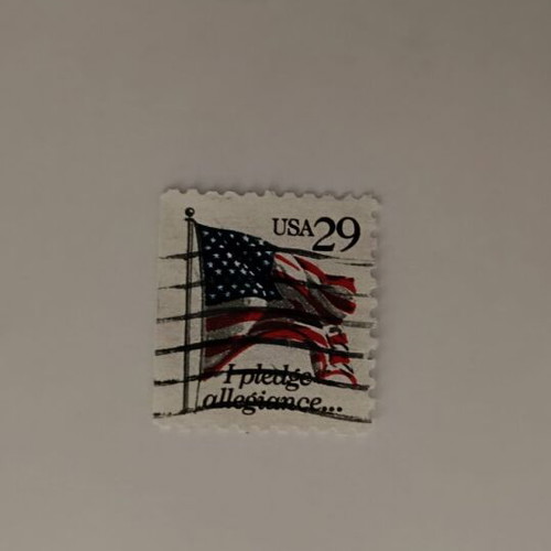 Collectible USA 29 Cents Stamp I Pledge Allegiance like new