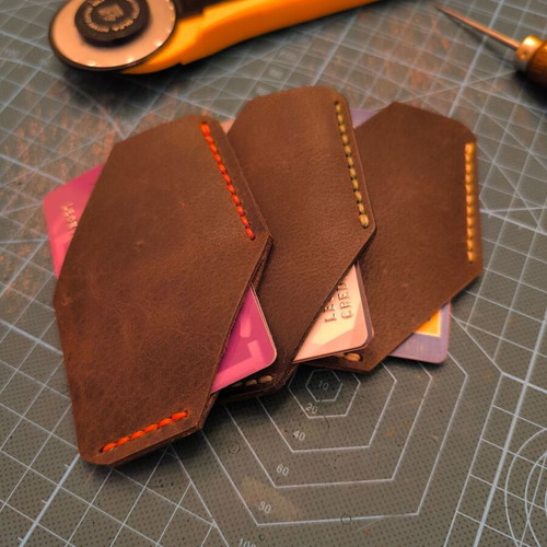 HANDMADE LEATHER CARD WALLET