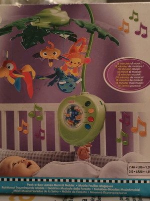 Μουσικό περιστρεφόμενο Fisher price μεταχειρισμένο, λείπει το χειριστήριο