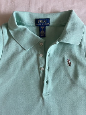 Polo Ralph Lauren sleeveless kids' polo shirt, mint green