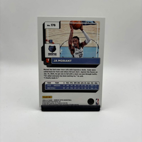 Ja Morant Donruss Optic 2022-23 card like new