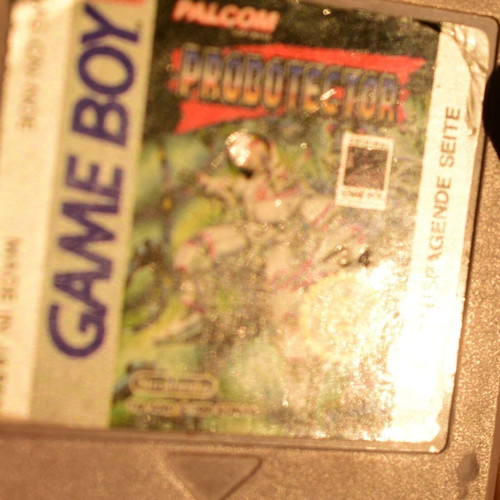 Probotector Game Boy game used, action shooter