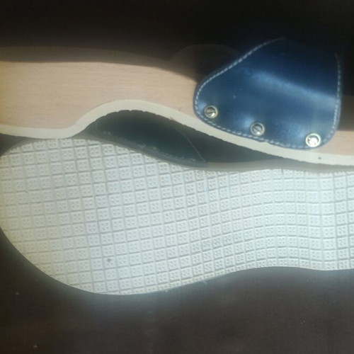 Ascot clogs new, wooden and leather, size 37, blue anatomical