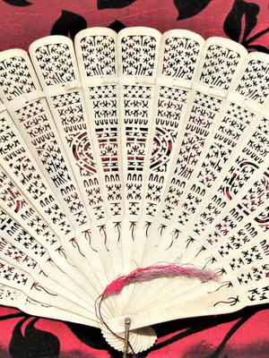 Ασιατική βεντάλια 18-19ου αιώνα μεταχειρισμένη