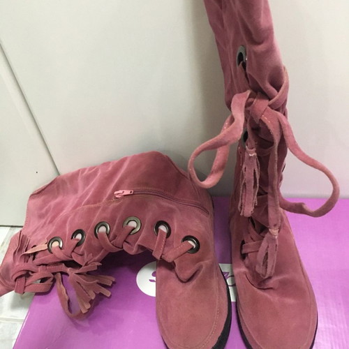 Symbol boots used, size 37, pink