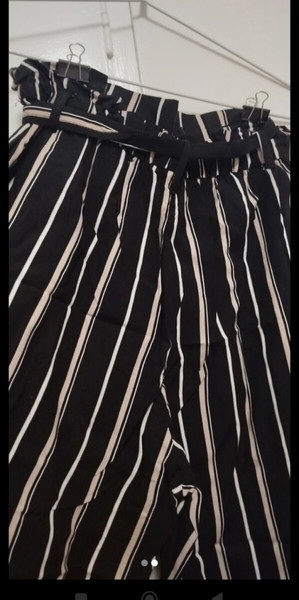 παντελόνι H&M μαύρο μπεζ