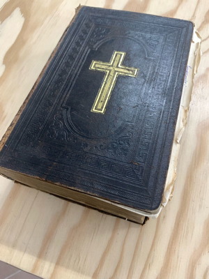 Bible German 1890 collectible, used