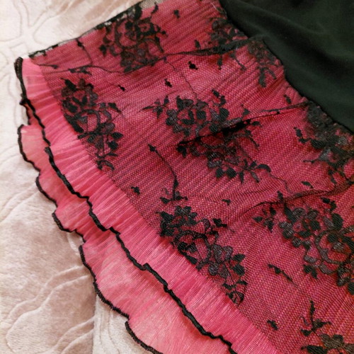 Sexkiss transparent nightgown with lace one size like new, gift included