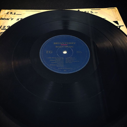 Bryan Ferry The Price Of Love 12'' Vinyl Maxi Single used