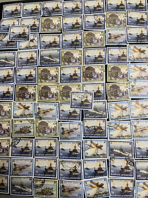 Stamps used, 79 pieces, 1999 edition for the Armed Forces