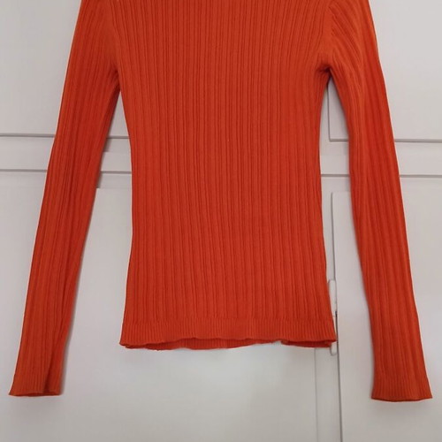 Laura Scott women's blouse, orange, size 12