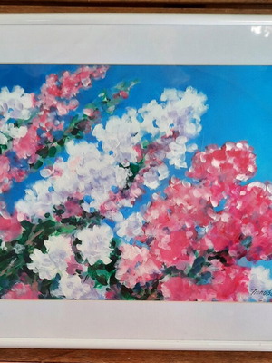 Acrylic painting 41×31 cm new with frame
