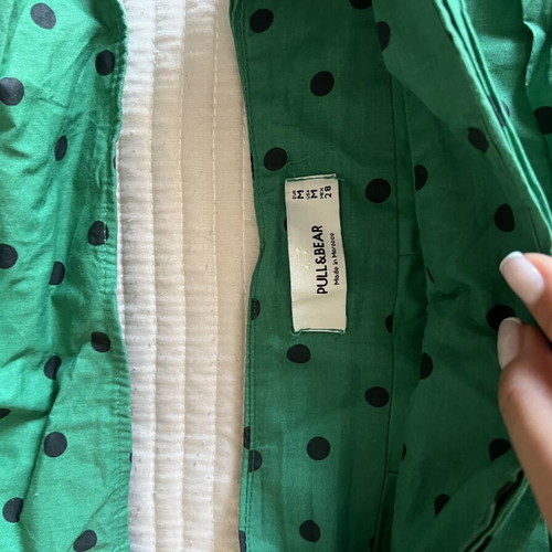 Pull & Bear summer skirt and top set like new, green