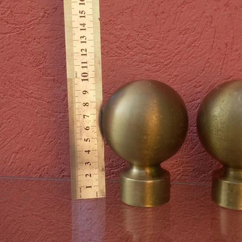 Brass finials used
