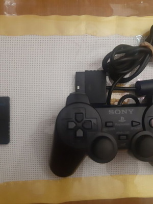 Πακέτο Sony PlayStation 2 (PS2) Memory Card 8MB και Official χειριστήριο μεταχειρισμένα