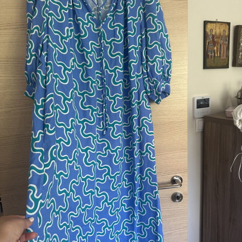 Φόρεμα Drogo Maxi από Diane Von Furstenberg σαν καινούργιο, μπλε και πράσινο