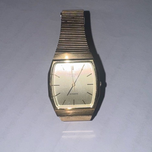 Orient VX watch used, gold color in excellent condition