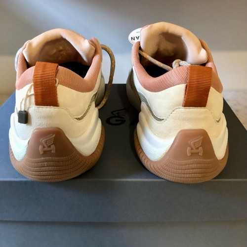 Hogan H597 sneakers new, size 39, beige and green