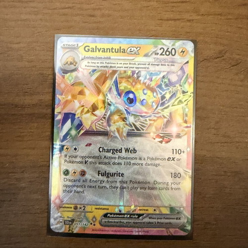 Galvantula Ex (SCR 051) new Pokemon card