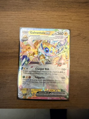 Galvantula Ex (SCR 051) new Pokemon card