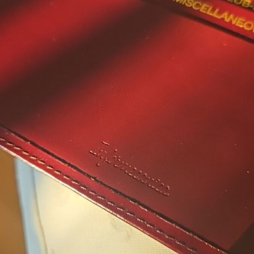 Informecanica Leather Car Document Holder new