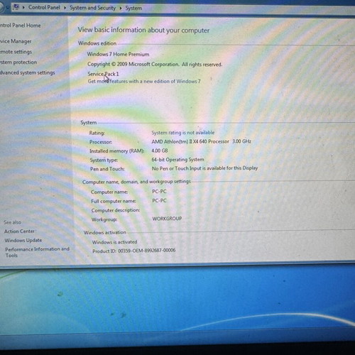 Desktop computer for basic use