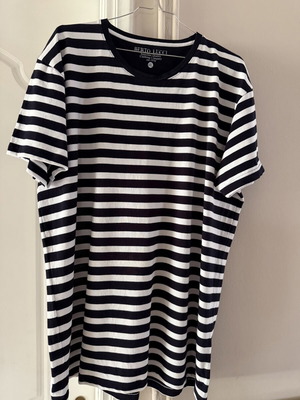 Berto Lucci striped T-shirt, XXL, black and white